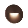 LED udendørs væglampe Vita, rustbrun, Ø 14 cm^Viokef Sale