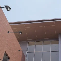 LCD LED udendørs vægspot 5012, sort, aluminium, glas, 68 cm