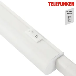Telefunken LED underskabslampe Hephaistos, hvid, længde 57 cm