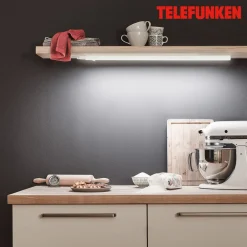 Telefunken LED underskabslampe Hephaistos, hvid, længde 57 cm