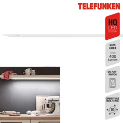 Telefunken Underskabsbelysning>LED underskabslampe Hephaistos, hvid, længde 117 cm