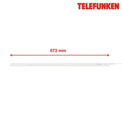 LED underskabslampe Hephaistos, hvid, længde 87 cm^Telefunken