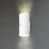 LED-akkudrevet udendørs væglampe, hvid, sensor, op/ned^Briloner New