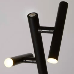 LED-akku-gulvlampe 10460BK, sort, højde 127 cm, CCT 2 lyskilder^Searchlight Best