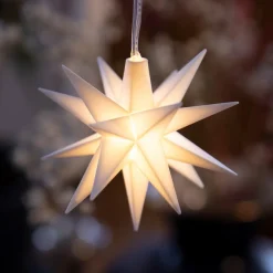 STERNTALER LED-babystjerne, inde, 18-takket, batteri, hvid