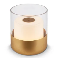 LED-batteri-bordlampe 7483 IP44 lysdæmper, guld^Briloner Best