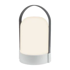 LED-batteridrevet bordlampe ASA BIG, lysegrå/antracit, 24 cm, IP44^Briloner Clearance