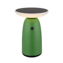 LED-bordlampe 36625, grøn, metal, 23 cm, dæmpbar^Globo Outlet