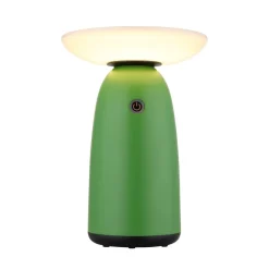 LED-bordlampe 36625, grøn, metal, 23 cm, dæmpbar^Globo Outlet