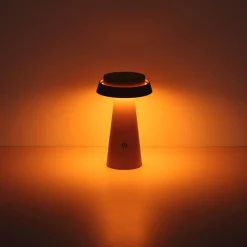 LED-bordlampe 36624, hvid, genopladeligt batteri, CCT, IP54, dæmpbar^Globo Discount