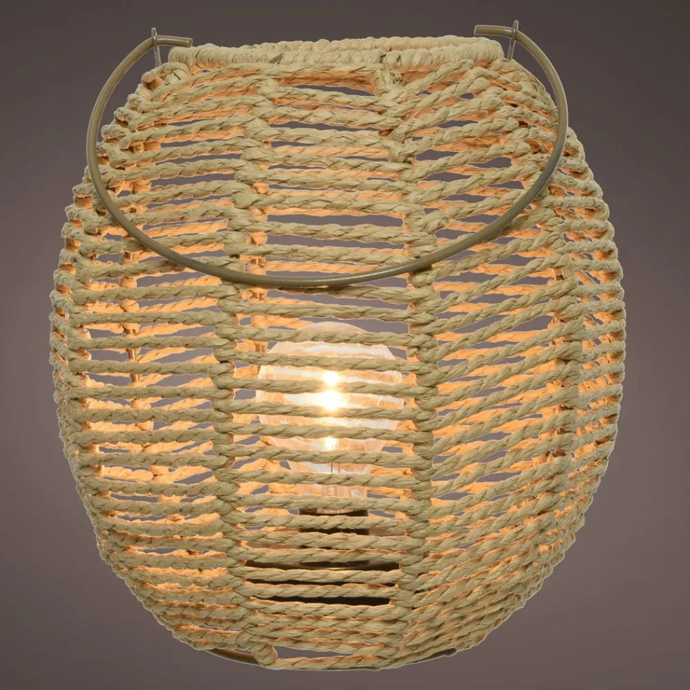 Kaemingk Dekorationsbelysning>LED-bordlampe 898043, lanterne, kabelflet