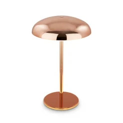 Briloner LED-bordlampe Brilo unplugged Caxa, kobberfarvet