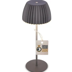 LED-bordlampe Brilo unplugged Riffle, 36 cm, antracit^Briloner Outlet