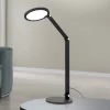 ORION LED-bordlampe Fati, sort, højde 60 cm, aluminium, dæmper