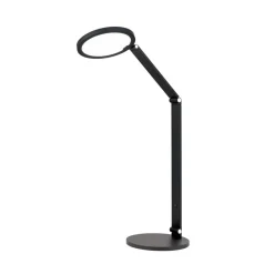 ORION LED-bordlampe Fati, sort, højde 60 cm, aluminium, dæmper