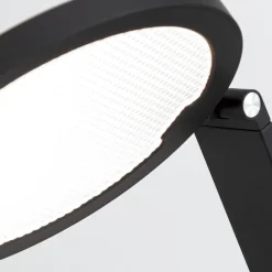 ORION LED-bordlampe Fati, sort, højde 60 cm, aluminium, dæmper