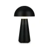 LED-bordlampe Fungo, genopladelig, sort^Briloner Sale