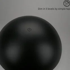 LED-bordlampe Fungo, genopladelig, sort^Briloner Sale