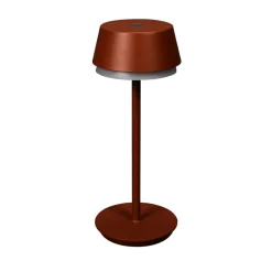 Konstsmide LED-bordlampe Lyon, terracotta, IP54, dæmper, CCT, RGB