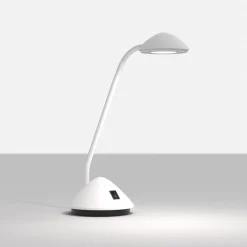 Maul Bordlamper>LED-bordlampe arc, hvid, højde 38 cm, fleksibel