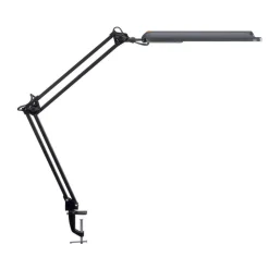 Maul Arbejdsrum/Kontor>LED-bordlampe atlantic, sort, højde 38 cm, klemmefod