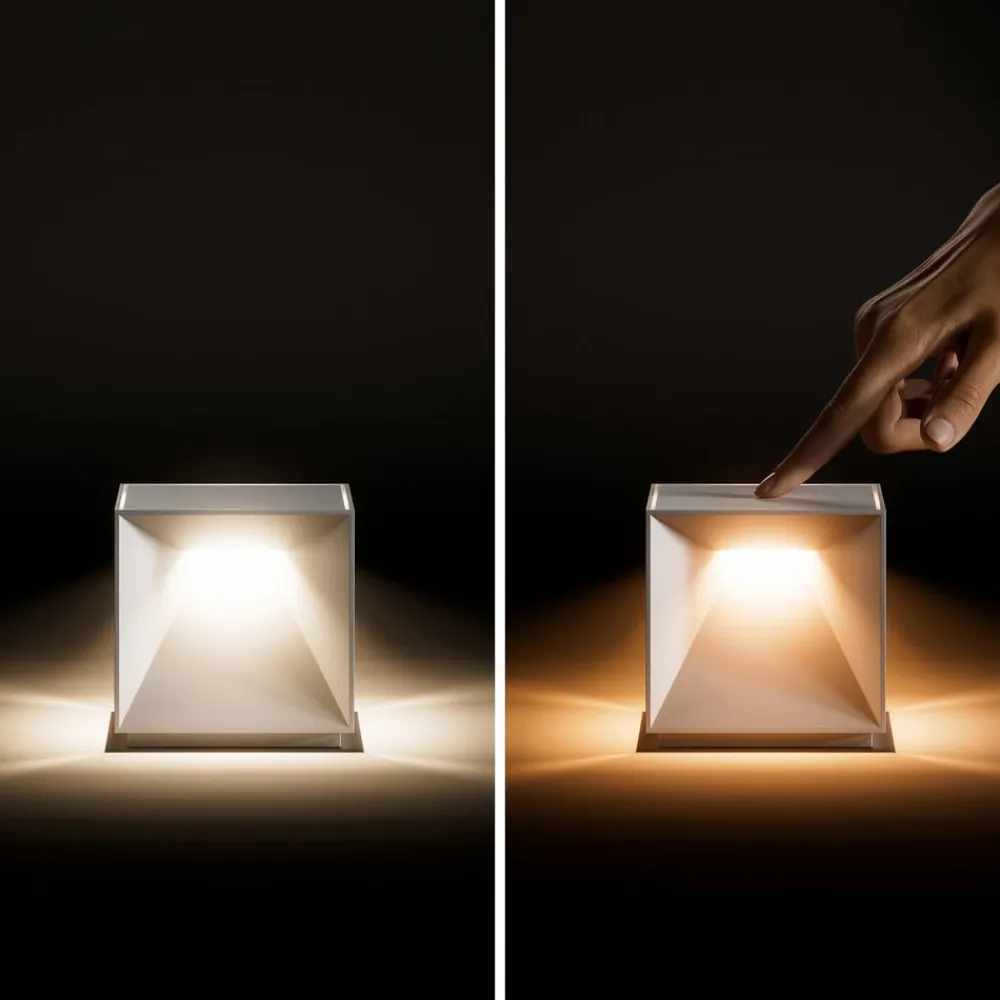 Sigor Dekorationsbelysning|Terrassebelysning>LED-bordlampe med batteri Nutalis, grafitgrå, IP54, dæmpbar