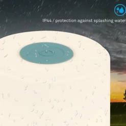 Briloner LED-bordlampe Smal, blå, 2.700K, dæmpbar