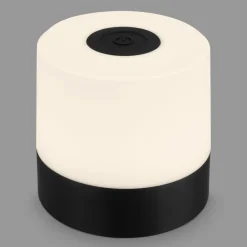 Briloner LED-bordlampe Smal, sort, 2.700K, dæmpbar