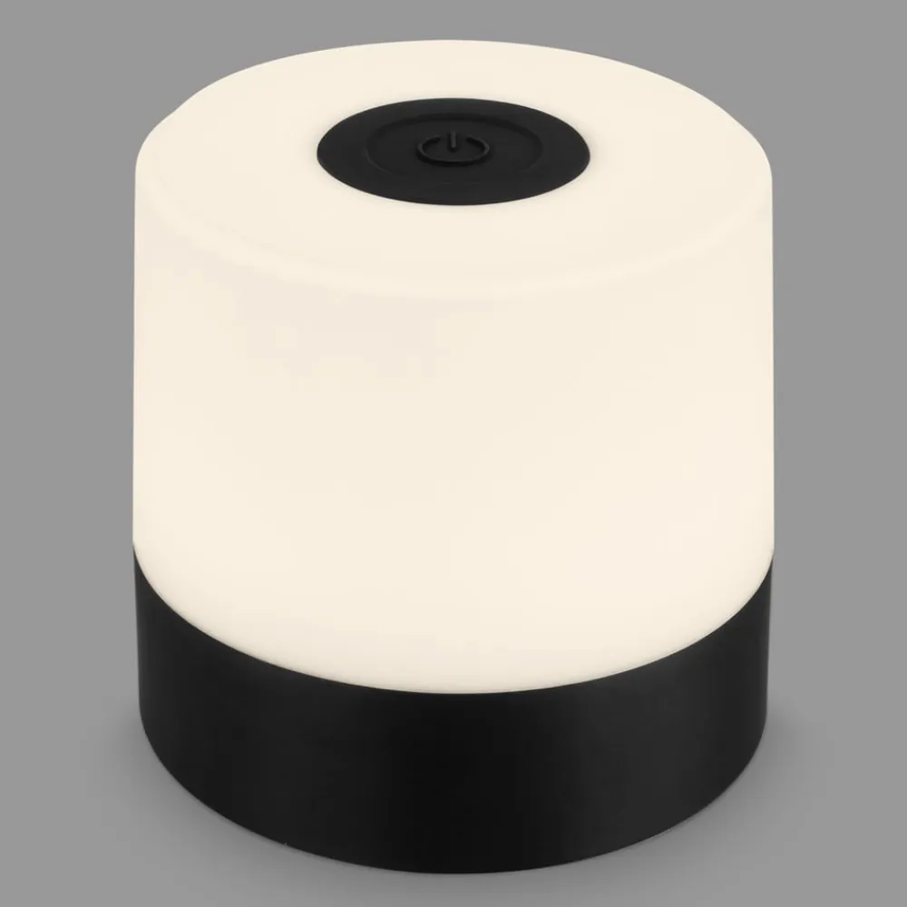 Briloner LED-bordlampe Smal, sort, 2.700K, dæmpbar