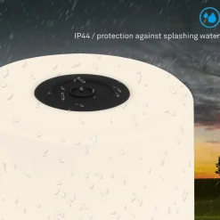 Briloner LED-bordlampe Smal, sort, 2.700K, dæmpbar