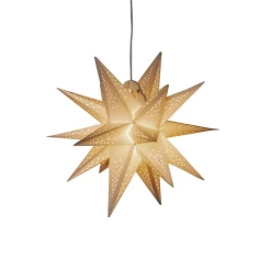 LED-dekolampe papirstjerne, 3D, hvid, dæmpbar^Konstsmide Christmas Best