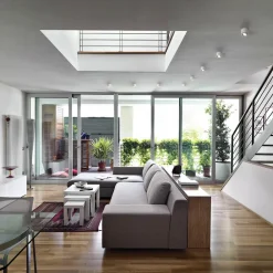 Fabas Luce LED-downlight Anzio, vippelig, hvid