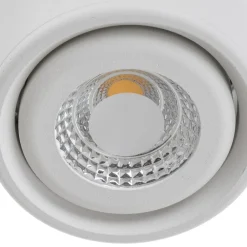 Fabas Luce LED-downlight Anzio, vippelig, hvid
