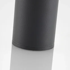 Lucande LED-downlight Embla af aluminium IP54, mørkegrå