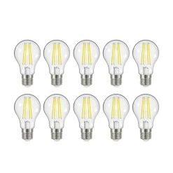 LED-filamentpære E27 3,8 W 830 806 lumen 10 stk^Arcchio New