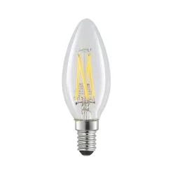 Arcchio Dæmpbar Led-Pære|Filament Pære>LED-filamentpære E14 4 W 827 kerte, dæmpes, 5 stk