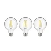 Arcchio Filament Pære|Led Pærer>LED-filamentpære, E27, G95, 3,8W, 2700K, 806lm, 3 enheder