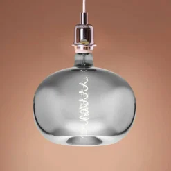 LED-filamentpære E27 4W Big Size æbleform krom^EGLO Online