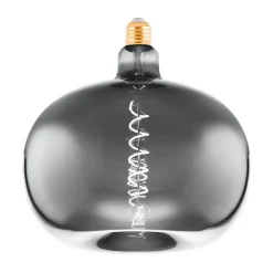 LED-filamentpære E27 4W Big Size æbleform krom^EGLO Online