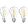OSRAM Filament Pære>LED-filamentpære E27 7W, varmhvid, 3-pak