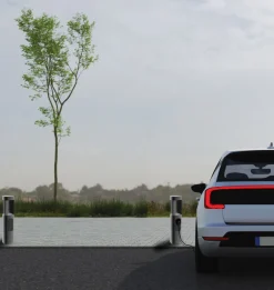 LED-gadelampe E354, grafitfarvet, 2 stikkontakter, højde 50 cm^Zambelis Outlet