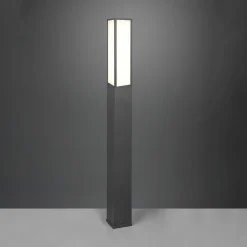 Trio Lighting LED-gadelampe Fuerte, antracit, aluminium, IP54