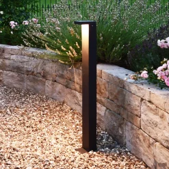 Deko-Light Gadebelysning>LED-gadelampe Lerna 1000 mørkegrå Højde 100 cm 7,4 W CCT