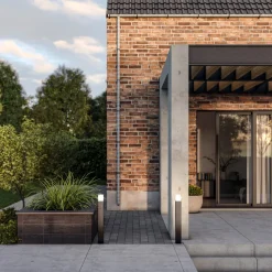 Smartwares LED-gadelampe OOL-50018, aluminium, højde 80 cm