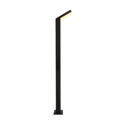 Deko-Light LED-gadelampe Tucanae, grå, højde 100 cm, IP65, metal