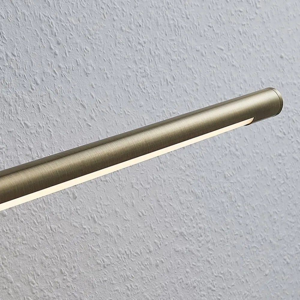 Lindby LED-gallerilampe Mailine, patineret messing