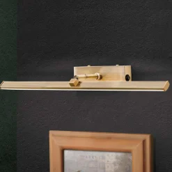 ORION LED-gallerilampe Suren i antik messing, 50 cm