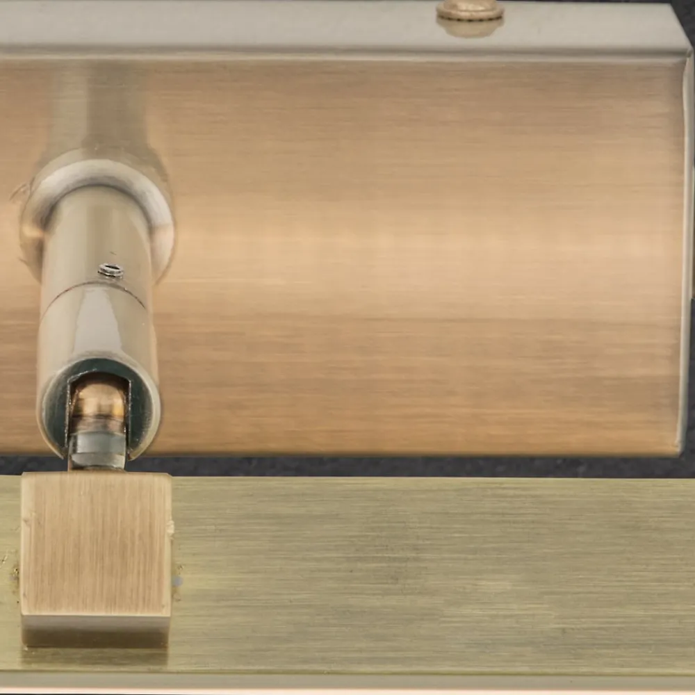 ORION LED-gallerilampe Suren i antik messing, 30 cm