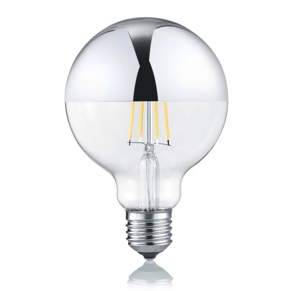 Trio Lighting Dæmpbar Led-Pære|Filament Pære>LED-globepære E27 7 W 2.700 K dæmpbar spejlhoved