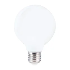 ORION LED-globepære E27 8 W G95 2.700 K opal, kan dæmpes